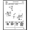 Tappan 14-3632-23-06 burner, manifold and gas control diagram