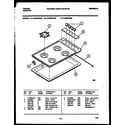 Tappan 14-3038-23-03 cooktop parts diagram