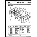 Tappan 12-4980-00-05 door parts diagram