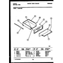 Tappan 12-4980-00-05 drawer parts diagram