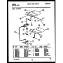 Tappan 12-4980-00-05 burner and gas control diagram