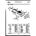 Tappan 72-3662-00-01 broiler drawer parts diagram