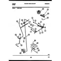 Tappan 72-3651-23-04 burner, manifold and gas control diagram