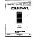 Tappan 12-1863-00-03 cover page diagram