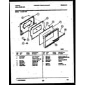 Tappan 12-1863-00-03 door parts diagram