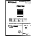 Tappan 32-2642-00-02 cover page diagram