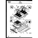 Tappan 32-2642-00-02 cooktop and broiler drawer parts diagram