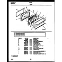 Tappan 32-2642-00-02 door parts diagram