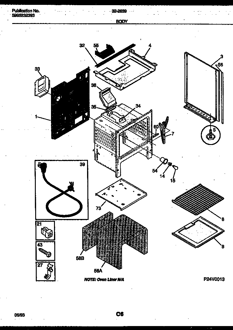 Tappan 32-2639-00-07 body parts diagram