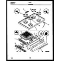 Tappan 30-1049-23-08 cooktop and broiler drawer parts diagram