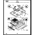 Tappan 32-1019-23-11 cooktop and broiler drawer parts diagram