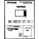 Tappan 56-2661-10-04 front cover diagram