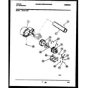 Tappan 49-2251-00-03 blower and drive parts diagram
