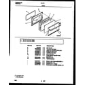 Tappan 30-2761-23-05 door parts diagram