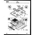 Tappan 30-2132-00-02 cooktop and broiler drawer parts diagram