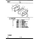 Tappan 30-1149-23-12 door parts diagram