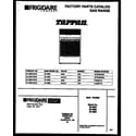 Tappan 30-4982-23-02 cover page diagram