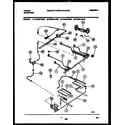 Tappan 72-3981-00-05 burner, manifold and gas control diagram
