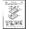 Tappan 14-3622-00-07 cooktop parts diagram