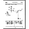 Tappan 14-3622-00-07 burner, manifold and gas control diagram