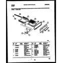 Tappan 72-3651-23-05 broiler drawer parts diagram