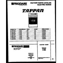 Tappan 31-5592-23-02 cover diagram