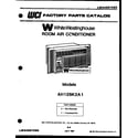 White-Westinghouse GF970HXD2 cover page diagram