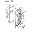 White-Westinghouse RT194KCD0 door parts diagram