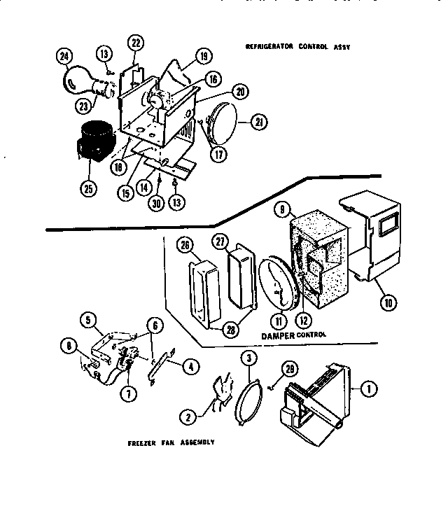 White-Westinghouse RS249JCW1 ice dispenser diagram