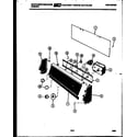 White-Westinghouse LA500JXF4 console and control parts diagram