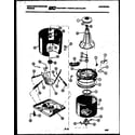 White-Westinghouse LA500JXF4 tub detail diagram