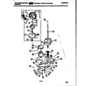 White-Westinghouse LA500JXF4 motor, transmission and drive parts diagram