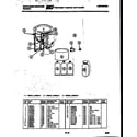 White-Westinghouse LA500JXF4 washer and miscellaneous parts diagram