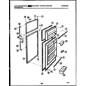 White-Westinghouse RT174ZCW1 door parts diagram