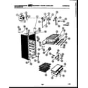 White-Westinghouse RT174ZCW1 cabinet parts diagram