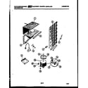 White-Westinghouse RT142GCW5 system and automatic defrost parts diagram