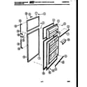 White-Westinghouse RT192GLDA door parts diagram
