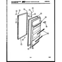 White-Westinghouse RC131GCD9 door parts diagram