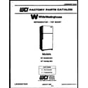 White-Westinghouse RT163GCH3 cover diagram