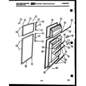 White-Westinghouse RT164HLF0 door parts diagram