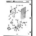 White-Westinghouse RT164HLF0 system and automatic defrost parts diagram