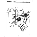 White-Westinghouse RT140GLD5 cabinet parts diagram