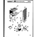 White-Westinghouse RT140GLD5 system and automatic defrost parts diagram