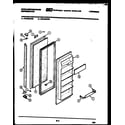 White-Westinghouse RS196GCD3 freezer door parts diagram
