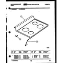 White-Westinghouse KF520GDW4 cooktop parts diagram
