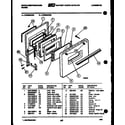 White-Westinghouse KF520GDW4 door parts diagram