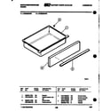 White-Westinghouse KF520GDW4 drawer parts diagram