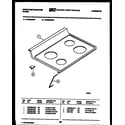 White-Westinghouse KF350GDF5 cooktop parts diagram
