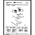 White-Westinghouse KF350GDF5 broiler parts diagram