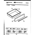 White-Westinghouse KF350GDF5 drawer parts diagram